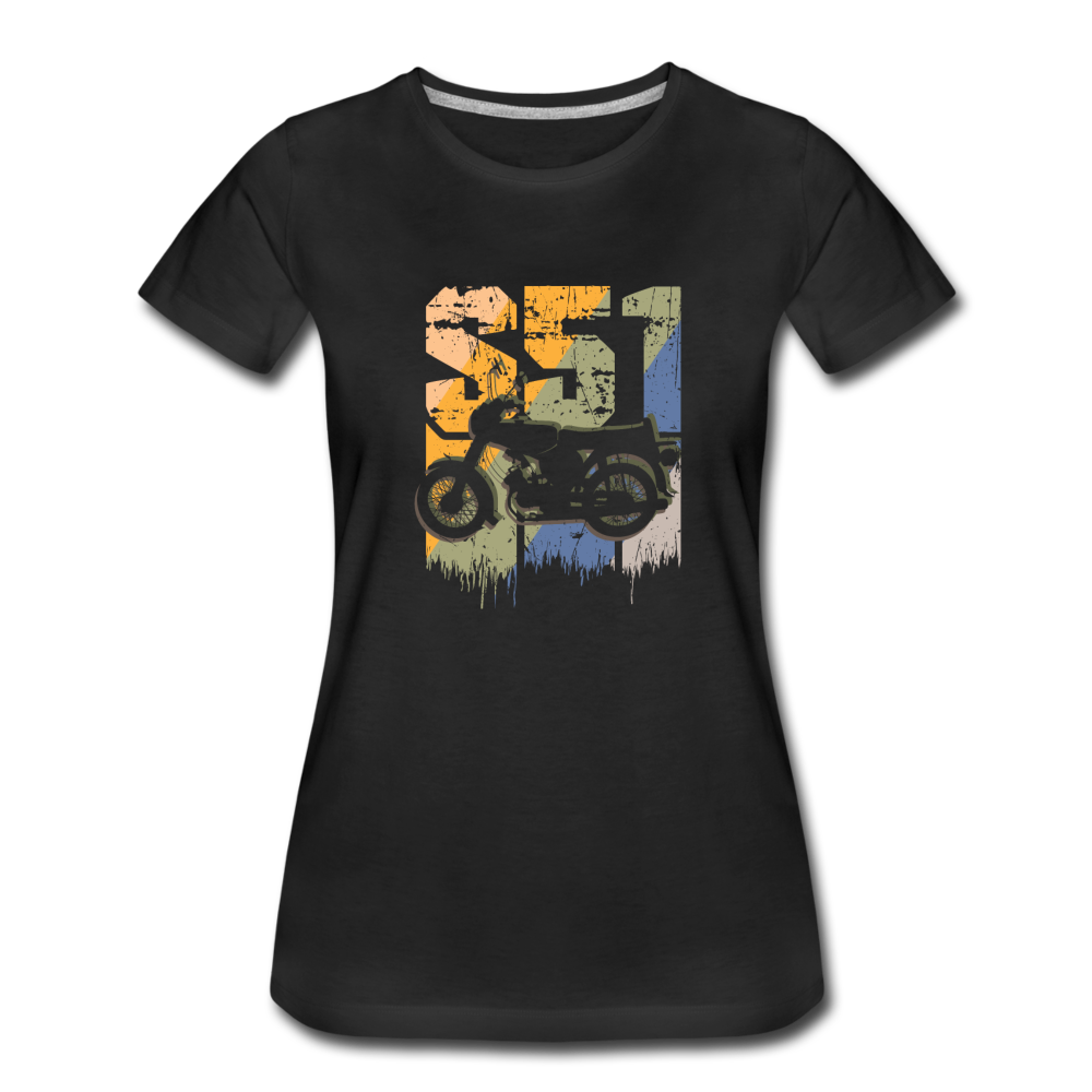 S51 Oldtimer Damen T-Shirt - Schwarz
