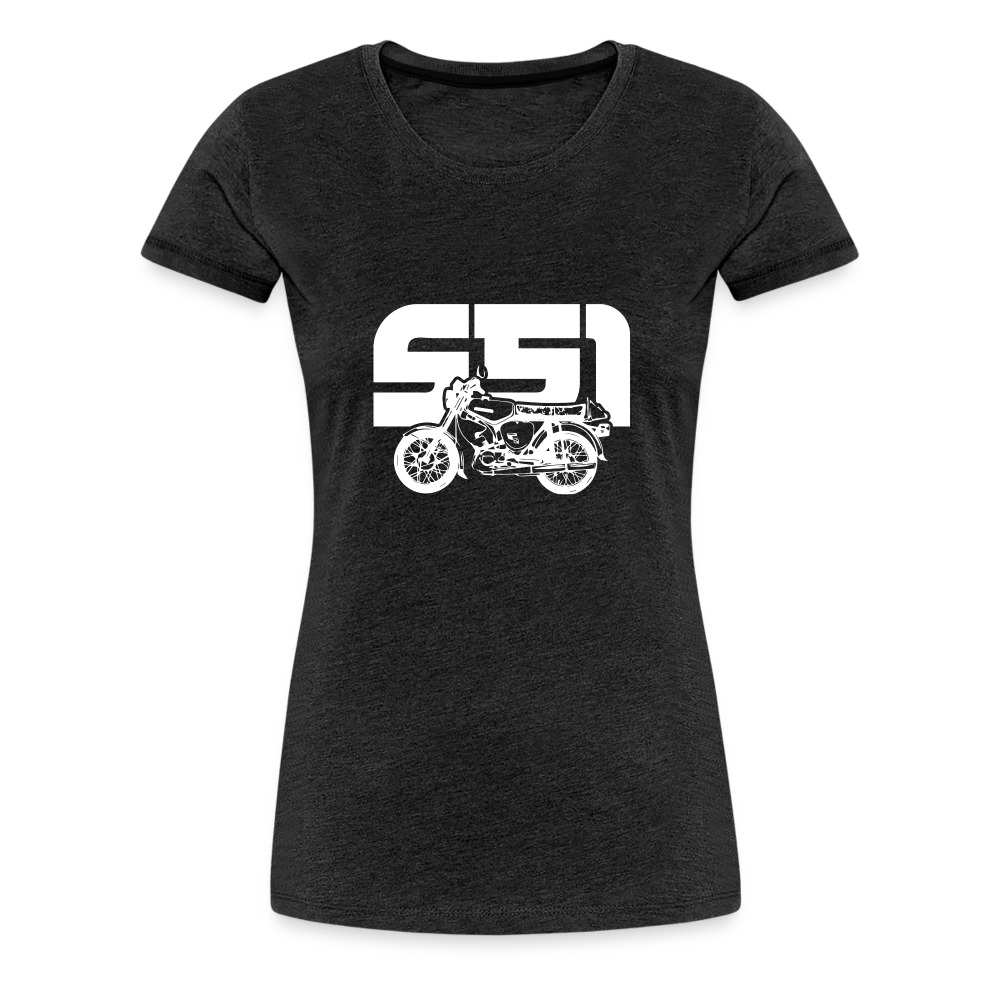 S51 Moped Fan Damen T-Shirt - Anthrazit